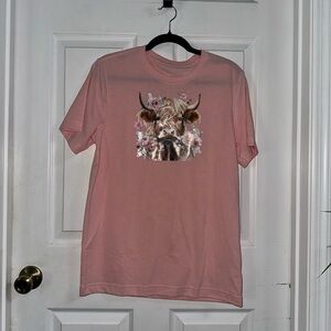 NWOT Handcrafted Highland Cow Shirt